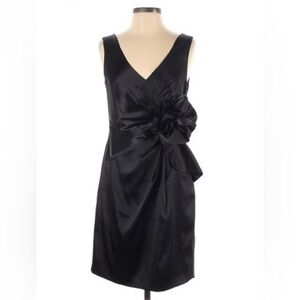 NEW Max & Cleo Satin Black cocktail Wedding Dress size 2